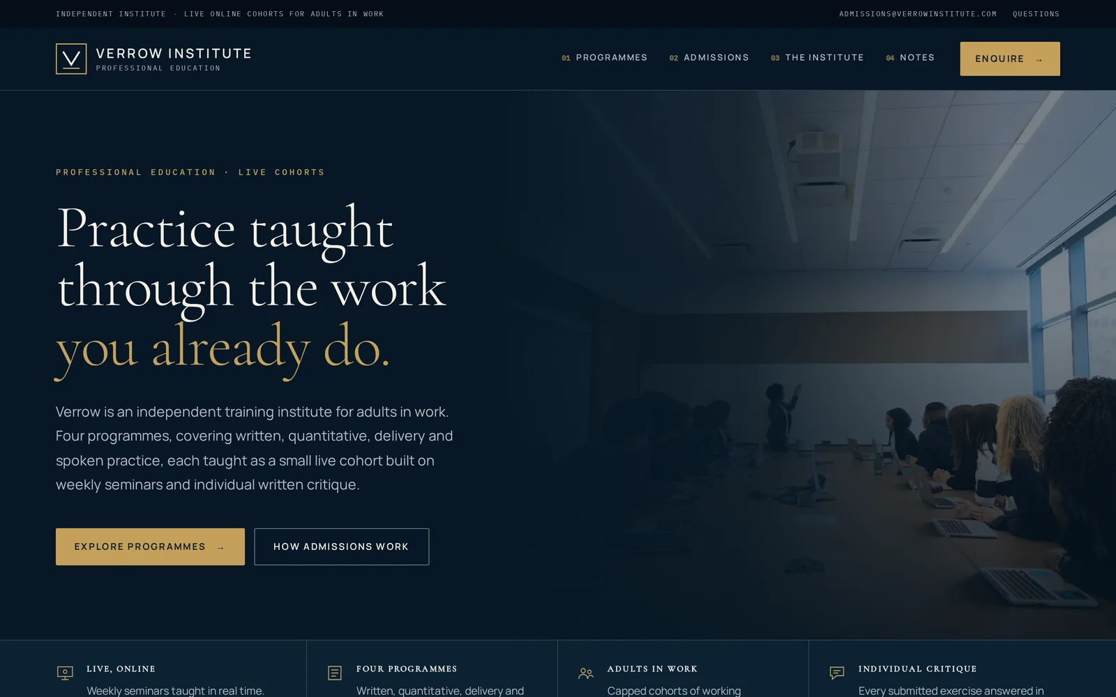School & Education website design shown on a laptop and iPhone