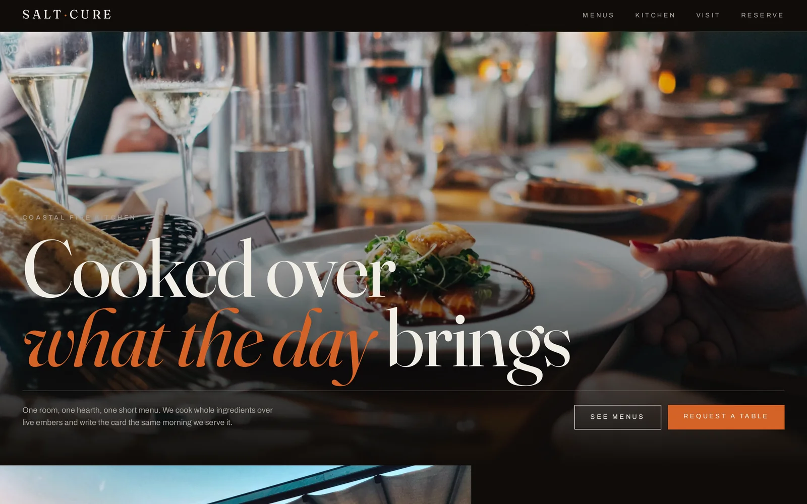 Restaurant Group website design shown on a laptop and iPhone