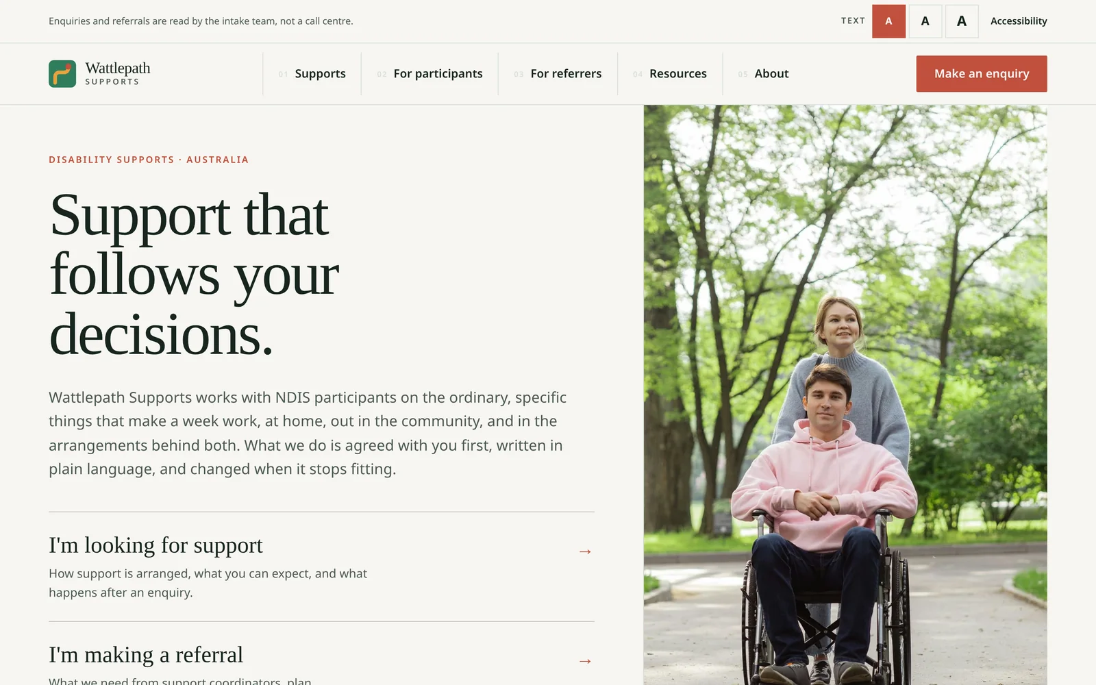 Nonprofit Organisation website design shown on a laptop and iPhone